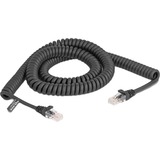 DeLOCK Spiralkabel RJ-45 Stecker > RJ-45 Stecker Cat.5e schwarz, 3 Meter