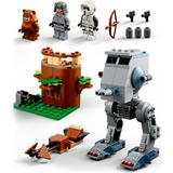 LEGO 75332 Star Wars AT-ST, Konstruktionsspielzeug mit Ewok Wicket und Scout Trooper Minifiguren und Starter-Bauelement, Set 2022
