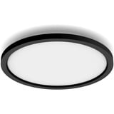Philips Hue Hue White Ambiance Aurelle runde Panelleuchte, LED-Leuchte schwarz, inkl. Dimmschalter