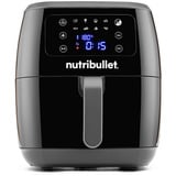nutribullet Heißluftfritteuse XXL Digital Air Fryer schwarz/silber, 1.800 Watt, Korb 7 Liter