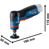 Bosch Akku-Geradschleifer GWG 12V-50 S Professional solo blau/schwarz, ohne Akku und Ladegerät