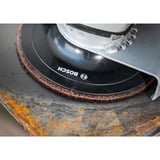 Bosch Professional Expert Vliesscheibe N880 Medium S, Ø 125mm, Schleifblatt schwarz, 5 Stück, für Exzenterschleifer