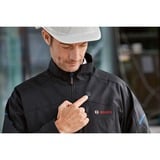 Bosch Professional Heat+Jacket GHJ 12+18V Kit Größe L, Arbeitskleidung schwarz, inkl. Ladeadapter GAA 12V-21, 1x 12-Volt-Akku