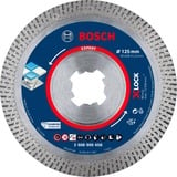 Bosch Professional X-LOCK Diamanttrennscheibe Expert HardCeramic, Ø 125mm Bohrung 22,23mm