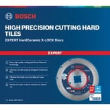 Bosch Professional X-LOCK Diamanttrennscheibe Expert HardCeramic, Ø 125mm Bohrung 22,23mm