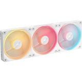 Corsair iCUE LINK LX120-R RGB Reverse, Gehäuselüfter weiß, 3er Pack, 120 mm