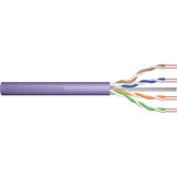 Digitus Professional Cat.6 U/UTP Verlegekabel simplex, Eca violett, 100 Meter Rolle