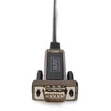 Digitus USB 2.0 Adapterkabel, USB-C Stecker > RS232 Stecker schwarz, 1 Meter