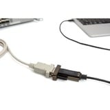 Digitus USB 2.0 Adapterkabel, USB-C Stecker > RS232 Stecker schwarz, 1 Meter