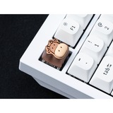 Keychron Cute Cows Aluminum Alloy Artisan Keycap, Tastenkappe braun