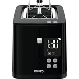 Krups Smart'n Light Toaster KH6418 schwarz, 850 Watt, für 2 Scheiben Toast