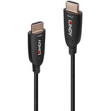 Lindy Fibre Optic Hybrid HDMI 2.1 8K60 Kabel schwarz, 50 Meter, AOC-Kabel