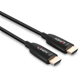 Lindy Fibre Optic Hybrid HDMI 2.1 8K60 Kabel schwarz, 50 Meter, AOC-Kabel