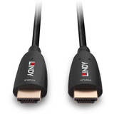 Lindy Fibre Optic Hybrid HDMI 2.1 8K60 Kabel schwarz, 50 Meter, AOC-Kabel