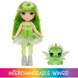 MGA Entertainment Rainbow High Littles Fantasy Fairies - Emerald, Puppe 