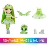 MGA Entertainment Rainbow High Littles Fantasy Fairies - Emerald, Puppe 