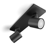 Philips HUE White Ambiance Runner Doppelspot, LED-Leuchte schwarz, inkl. Dimmschalter