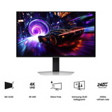 SAMSUNG Odyssey S32FG814SU QD-OLED, Gaming-Monitor 80 cm (32 Zoll), silber, UltraHD/4K, FreeSync Premium Pro, USB-Hub, 240Hz Panel