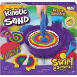 Spin Master Kinetic Sand - Swirl'n Surprise Set, Spielsand 