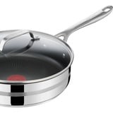 Tefal Schmorpfanne by Jamie Oliver Cook Smart  edelstahl, Ø 25cm, mit Glas-Deckel