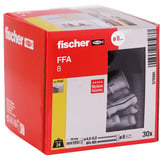 fischer Porenbetondübel FFA 8 hellgrau, 30 Stück
