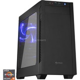 ALTERNATE We Love Gaming-PC Budget Edition 5600G schwarz/transparent, Windows 11 Home 64-Bit