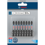 Bosch Pick and Click Impact Control Schrauberbit-Satz PH2, 8-teilig 50mm