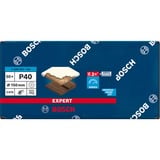 Bosch Professional Expert C470 Schleifblatt, Ø 150mm, K40 Multilochung 50 Stück, für Exzenterschleifer