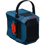 Bosch Professional GPB 18V-1 C inkl. Batterieabdeckung, Lautsprecher blau/schwarz, Bluetooth, USB-C, Ohne Akku und Ladegerät
