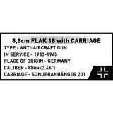 COBI 8.8 cm Flak 18 mit Lafette, Konstruktionsspielzeug 