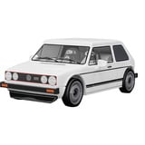 COBI Volkswagen Golf GTI (1976-1983), Konstruktionsspielzeug weiß, Maßstab 1:35