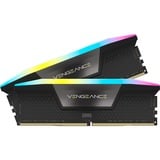 Corsair DIMM 64 GB DDR5-6000 (2x 32 GB) Dual-Kit, Arbeitsspeicher schwarz, CMH64GX5M2B6000C30, Vengeance RGB, INTEL XMP