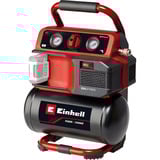 EINHELL Power X-Change Akku-Kompressor TE-AC 18/75 Li OF-Solo, 18Volt schwarz/rot, ohne Akku und Ladegerät