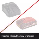 EINHELL Power X-Change Akku-Kompressor TE-AC 18/75 Li OF-Solo, 18Volt schwarz/rot, ohne Akku und Ladegerät
