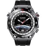 Huawei Watch Ultimate Entdeckerschwarz, Smartwatch schwarz, Armband: Schwarz, HNBR-Kautschuk