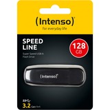 Intenso Speed Line 128 GB, USB-Stick schwarz, USB-A 3.2 Gen 1