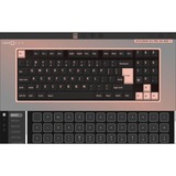 Keychron K13 Pro, Gaming-Tastatur schwarz/grau, DE-Layout, Gateron Low Profile 2.0 Mechanical Brown, Hot-Swap, Aluminiumrahmen, RGB