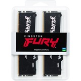 Kingston FURY DIMM 16 GB DDR5-5200 (2x 8 GB) Dual-Kit, Arbeitsspeicher schwarz, KF552C36BBEAK2-16, FURY Beast RGB, AMD EXPO