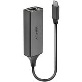 Lindy USB 3.2 Typ C Gigabit Ethernet Konverter, LAN-Adapter silber