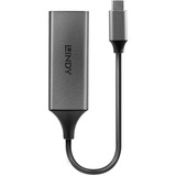Lindy USB 3.2 Typ C Gigabit Ethernet Konverter, LAN-Adapter silber