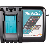 Makita Akku-Kombo-Kit DLX2592JX1, 18Volt, Bohrschrauber blau/schwarz, 2x Akku 5,0Ah, Akku-Bohrschrauber, Multifunktionswerkzeug, 2x Zubehör-Set