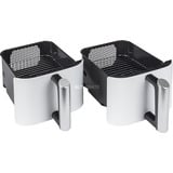 Ninja Double Stack XL 2-Ebenen Heißluftfritteuse SL400EUWH weiß, 2.470 Watt, 2 Körbe je 4,75 Liter