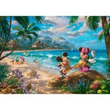 Schmidt Spiele Thomas Kinkade Studios: Disney Dreams Collection - Minnie & Mickey in Hawaii, Puzzle 1000 Teile