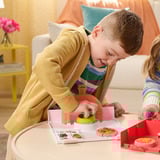 Spin Master Kinetic Sand - Squish Pizza Set, Spielsand 453 Gramm Sand