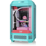 Thermaltake The Tower 250 , Tower-Gehäuse mint/beere, Tempered Glass