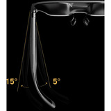 ASUS ROG XREAL R1S20 Edition 20, Gaming-AR-Brille schwarz/gold, Narrow Size für Pupillenabstand (IPD) 57–66 mm