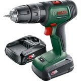Bosch Heimwerken & Garten Akku-Schlagbohrschrauber UniversalImpact 18V grün/schwarz, 2x Li-Ionen Akku 1,5Ah, Koffer, POWER FOR ALL ALLIANCE
