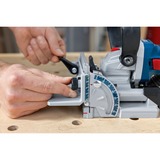 Bosch Professional Akku-Flachdübelfräse GFF 18V-22 Professional Solo, 18 Volt, Nutfräse blau/schwarz, ohne Akku und Ladegerät, in L-BOXX