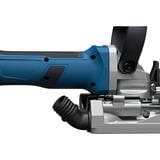 Bosch Professional Akku-Flachdübelfräse GFF 18V-22 Professional Solo, 18 Volt, Nutfräse blau/schwarz, ohne Akku und Ladegerät, in L-BOXX