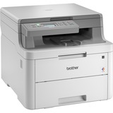 Brother DCP-L3510CDW, Multifunktionsdrucker grau/anthrazit, USB, WLAN Scan, Kopie